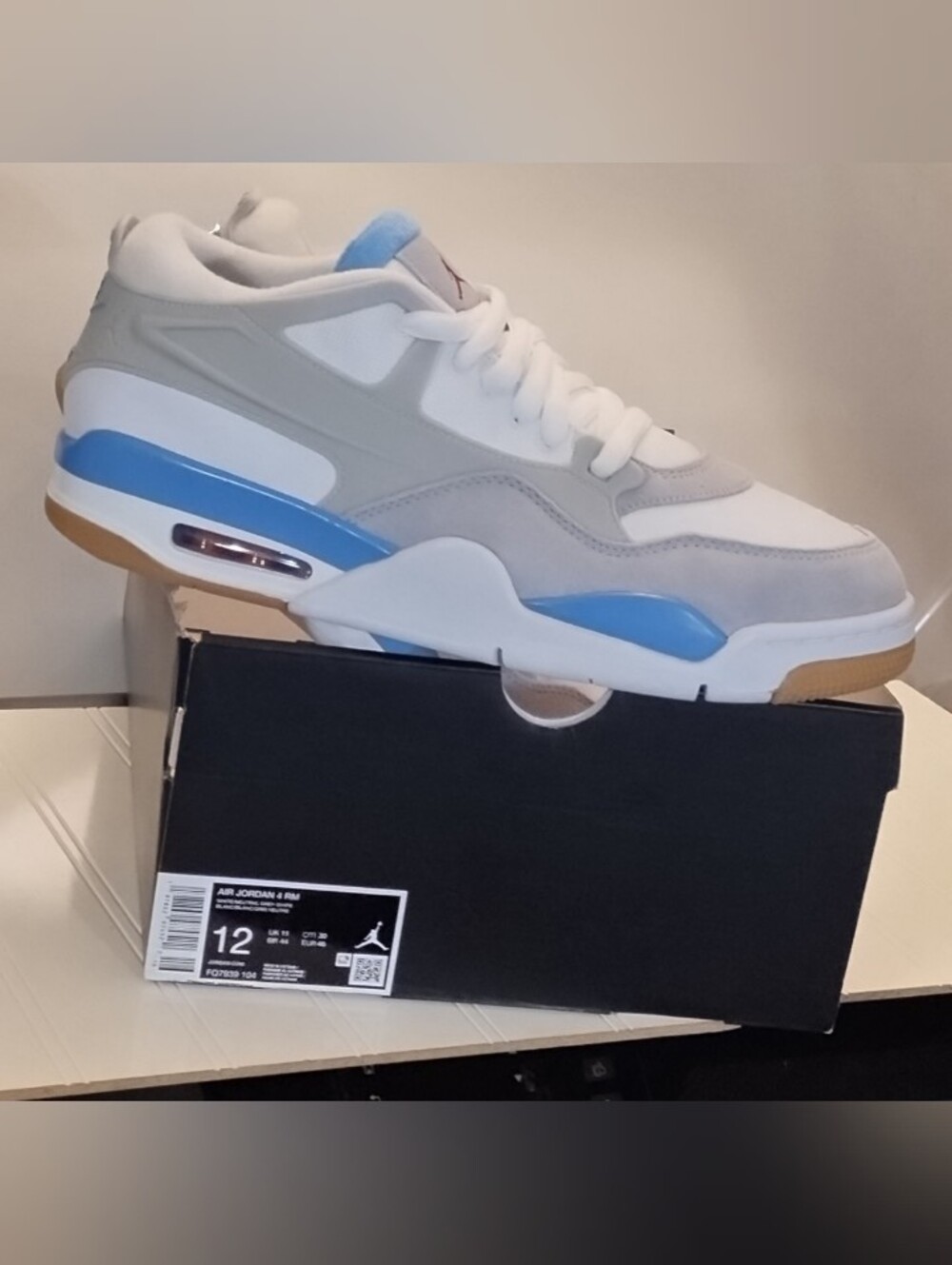 Air Jordan 4 RM 'University Blue'  FQ7939-104 Size 12 Men's